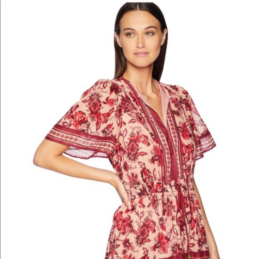 Kate Spade Paisley Blossom Floral Long Dress - Picture 4 of 6